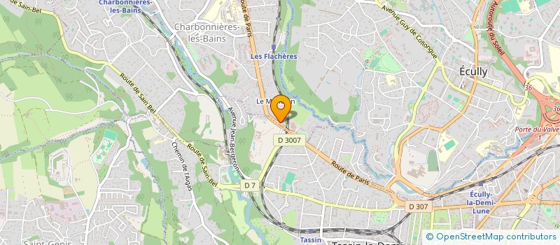 localisation de l'entreprise MONSIEUR HUBERT KIEHL  CHARBONNIERES-LES-BAINS