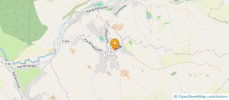 localisation de l'entreprise MONSIEUR HUBERT KRATZ  ETTING