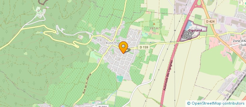 localisation de l'entreprise MONSIEUR HUBERT KRUMB  KINTZHEIM