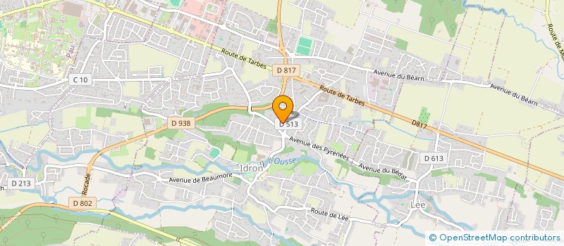 localisation de l'entreprise MONSIEUR HUBERT LABAT  IDRON