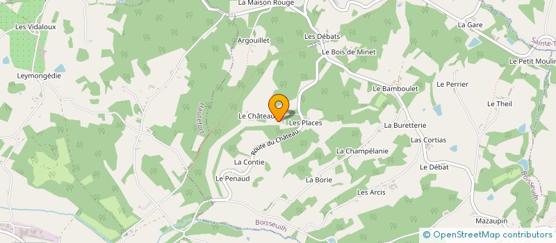 localisation de l'entreprise MONSIEUR HUBERT LACHAUD à TOURTOIRAC