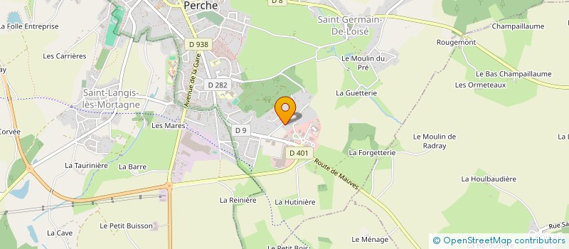 localisation de l'entreprise MONSIEUR HUBERT LAFITTE à MORTAGNE-AU-PERCHE
