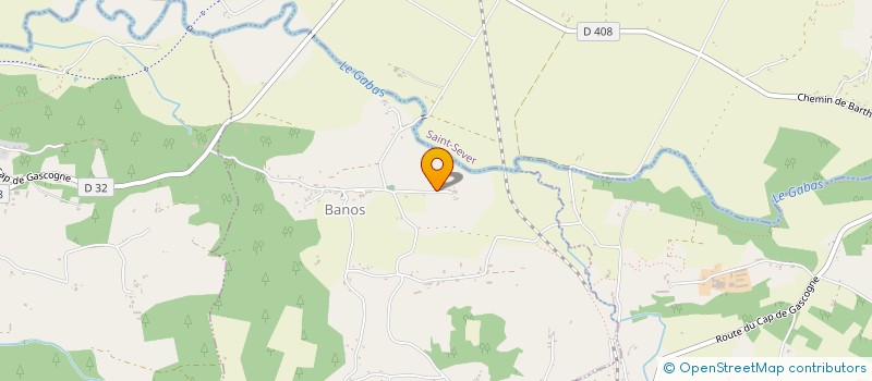 localisation de l'entreprise MONSIEUR HUBERT LALANNE  BANOS