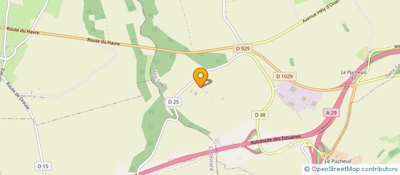 localisation de l'entreprise MONSIEUR HUBERT LAMBERT  SAINT-SAENS