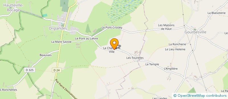 localisation de l'entreprise MONSIEUR HUBERT LANGLOIS à CATTEVILLE