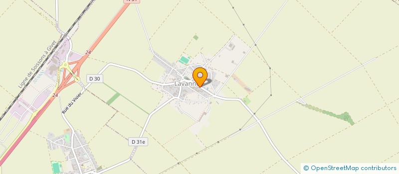 localisation de l'entreprise MONSIEUR HUBERT LAPIE  LAVANNES