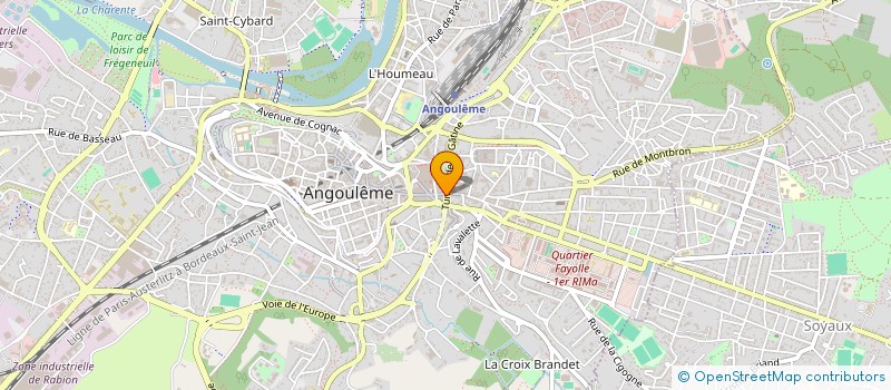 localisation de l'entreprise MONSIEUR HUBERT LAPORTE à ANGOULEME