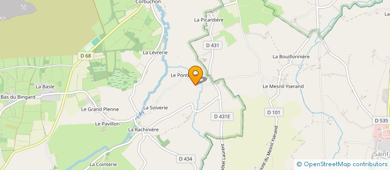 localisation de l'entreprise MONSIEUR HUBERT LAROSE à SAINT-SAUVEUR-VILLAGES