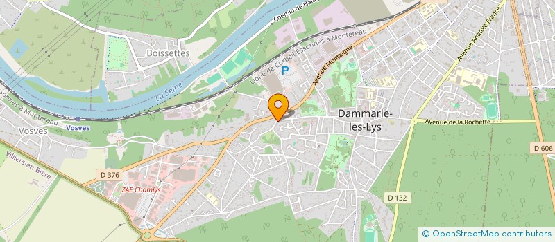 localisation de l'entreprise MONSIEUR HUBERT LAUMONIER à DAMMARIE-LES-LYS