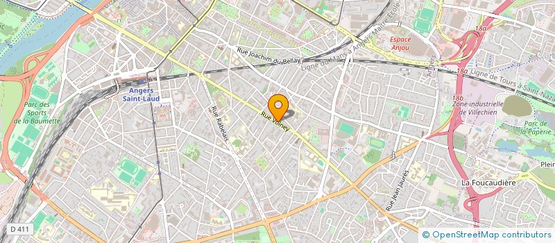 localisation de l'entreprise MONSIEUR HUBERT LAUNOIS à ANGERS