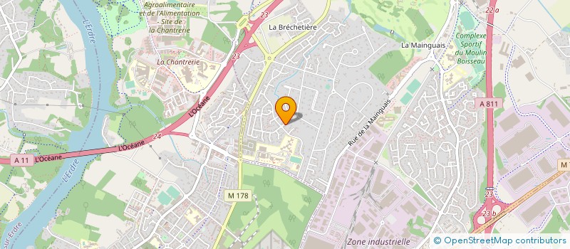 localisation de l'entreprise MONSIEUR HUBERT LEFORT à CARQUEFOU