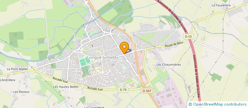 localisation de l'entreprise MONSIEUR HUBERT LEHUE à LONGUE-JUMELLES