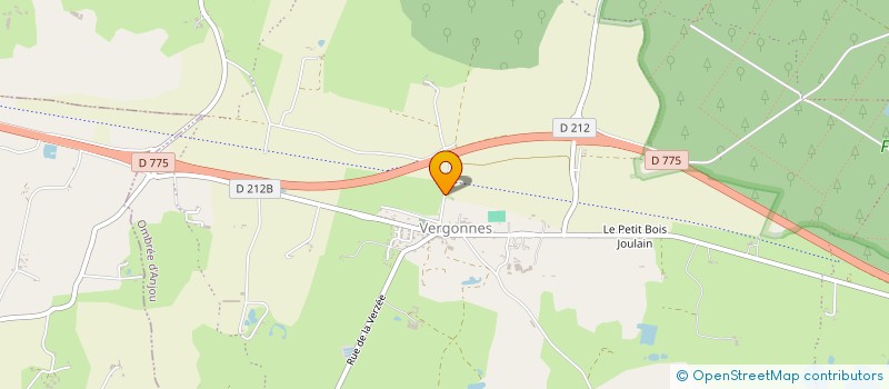 localisation de l'entreprise MONSIEUR HUBERT LELOUP  OMBREE D'ANJOU