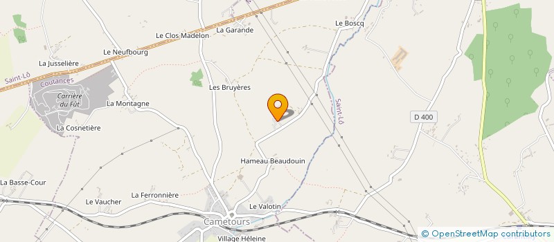 localisation de l'entreprise MONSIEUR HUBERT LEMERRE  CAMETOURS