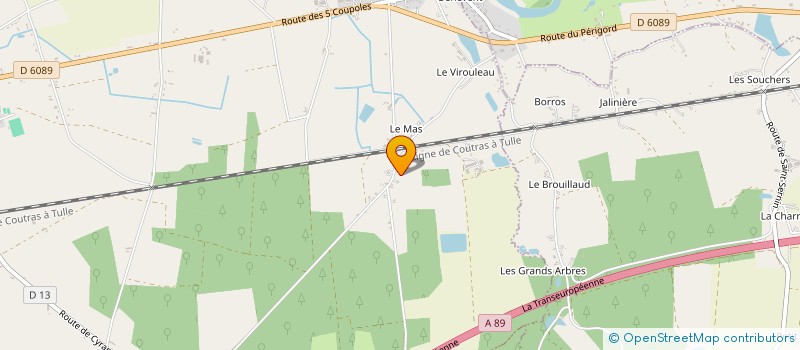 localisation de l'entreprise MONSIEUR HUBERT LENOIR  EYGURANDE-ET-GARDEDEUIL