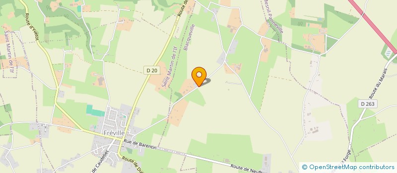 localisation de l'entreprise MONSIEUR HUBERT LEPICARD  BLACQUEVILLE