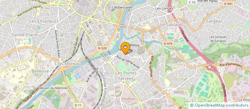 localisation de l'entreprise MONSIEUR HUBERT LERAY à LIMOGES