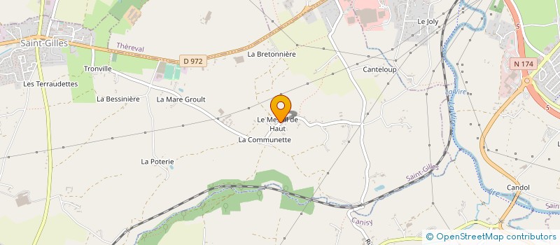 localisation de l'entreprise MONSIEUR HUBERT LEREBOURS à SAINT-GILLES