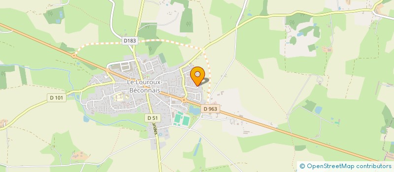 localisation de l'entreprise MONSIEUR HUBERT LESELLIER à VAL D'ERDRE-AUXENCE