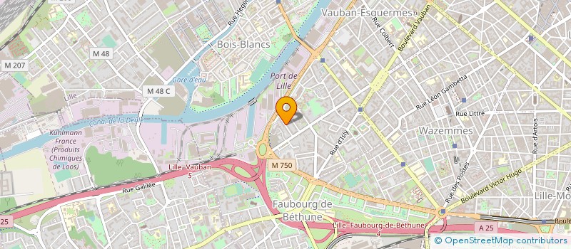 localisation de l'entreprise MONSIEUR HUBERT LEURENT à LILLE