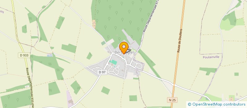 localisation de l'entreprise MONSIEUR HUBERT LEVEQUE  BERTANGLES