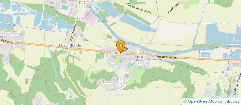 localisation de l'entreprise MONSIEUR HUBERT LEVIER à JAULZY