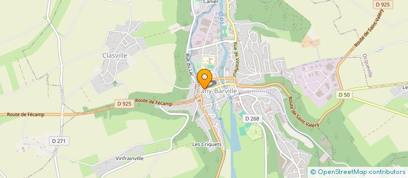 localisation de l'entreprise MONSIEUR HUBERT LIGER  CANY-BARVILLE