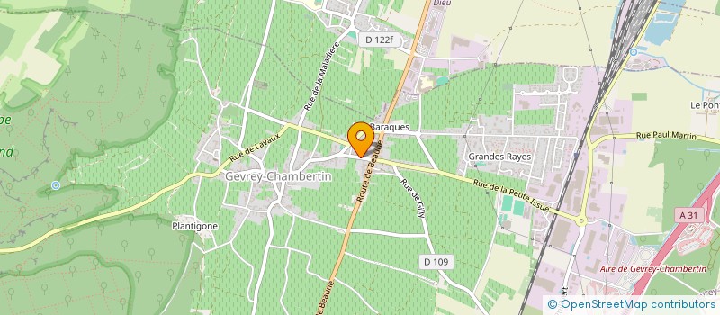 localisation de l'entreprise MONSIEUR HUBERT LIGNIER à MOREY-SAINT-DENIS