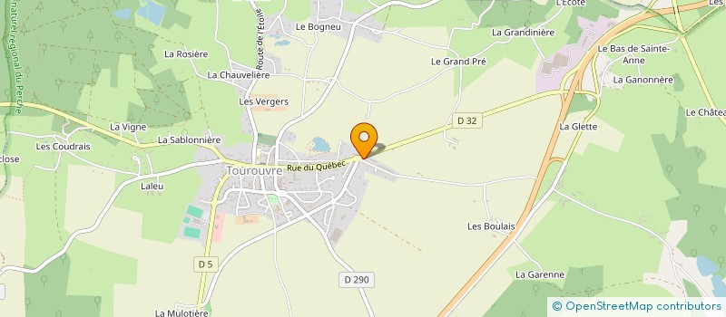 localisation de l'entreprise MONSIEUR HUBERT LINART à TOUROUVRE AU PERCHE