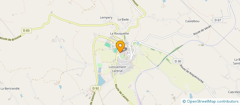 localisation de l'entreprise MONSIEUR HUBERT LO BRUTO à LAUTREC
