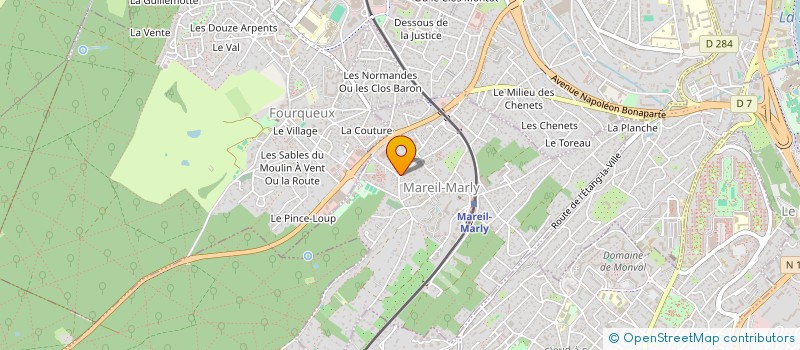 localisation de l'entreprise MONSIEUR HUBERT LOCHON  MAREIL-MARLY