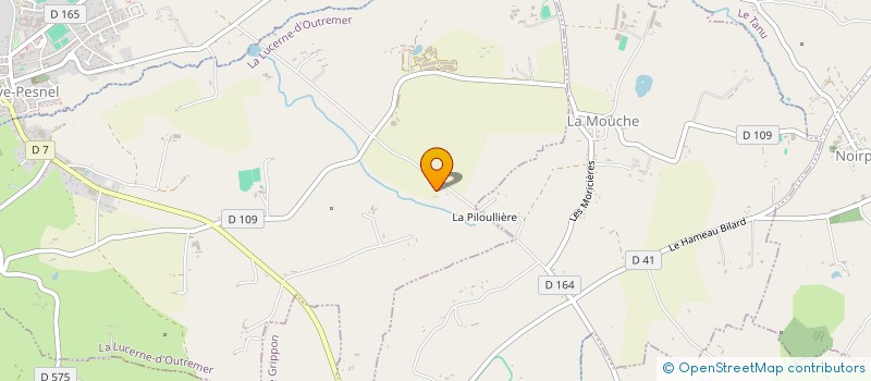 localisation de l'entreprise MONSIEUR HUBERT LOIVET  LA LUCERNE D'OUTREMER