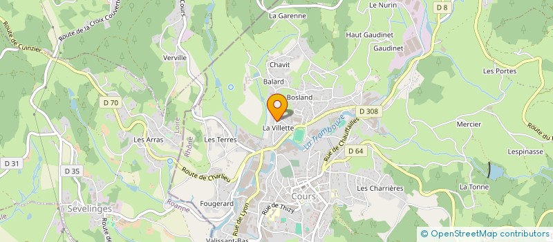 localisation de l'entreprise MONSIEUR HUBERT LONGIN à COURS
