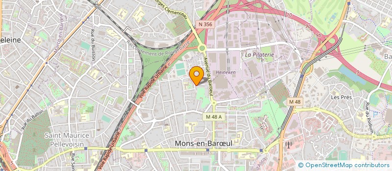 localisation de l'entreprise MONSIEUR HUBERT LOPPINET  MONS-EN-BARUL