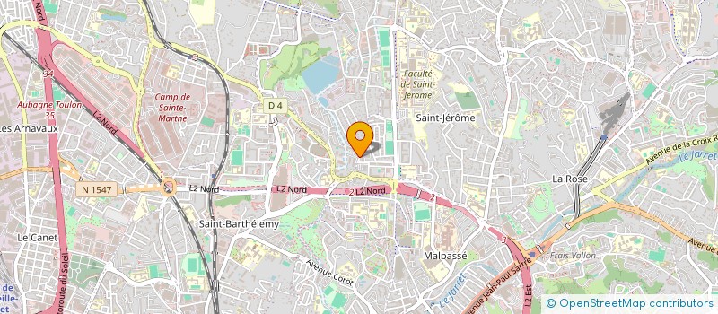 localisation de l'entreprise MONSIEUR HUBERT LOUIS-ALEXANDRE à MARSEILLE