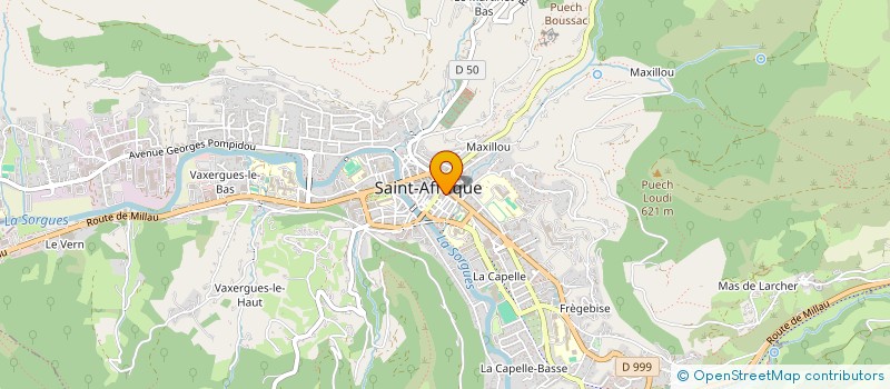 localisation de l'entreprise MONSIEUR HUBERT MAGNIER à SAINT-AFFRIQUE