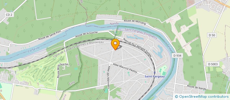 localisation de l'entreprise MONSIEUR HUBERT MAGNY  SAINT-FARGEAU-PONTHIERRY