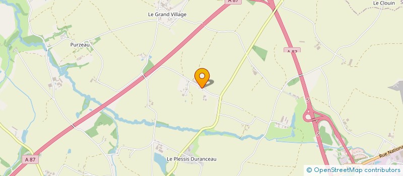 localisation de l'entreprise MONSIEUR HUBERT MAIGRE  ESSARTS-EN-BOCAGE