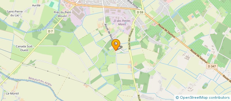 localisation de l'entreprise MONSIEUR HUBERT MAISONNEUVE à BRISSAC LOIRE AUBANCE