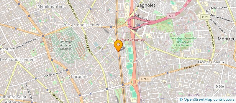 localisation de l'entreprise MONSIEUR HUBERT MALAUD  PARIS