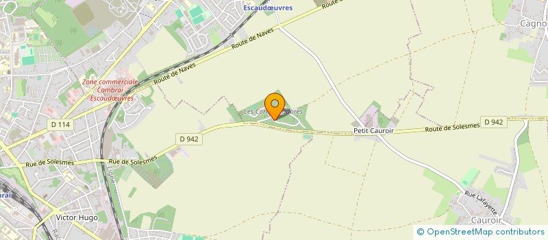 localisation de l'entreprise MONSIEUR HUBERT MALEZIEUX  ESCAUDUVRES