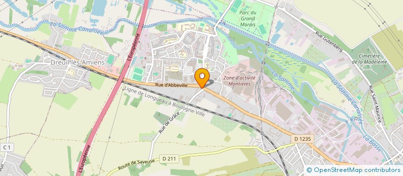 localisation de l'entreprise MONSIEUR HUBERT MANCHERON  SAINT-VRAIN