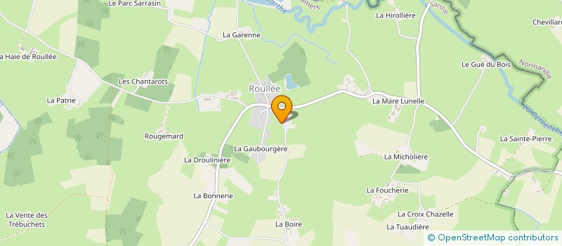 localisation de l'entreprise MONSIEUR HUBERT MARCHAND  VILLENEUVE-EN-PERSEIGNE