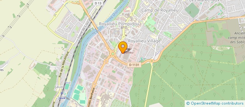 localisation de l'entreprise MONSIEUR HUBERT MARCHANDISE  COMPIEGNE