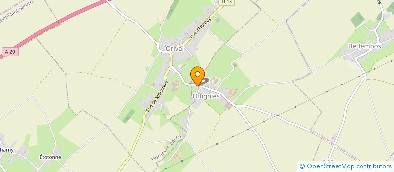 localisation de l'entreprise MONSIEUR HUBERT MAREST  OFFIGNIES