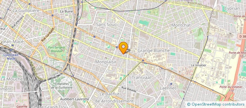 localisation de l'entreprise MONSIEUR HUBERT MAROTTE à LYON