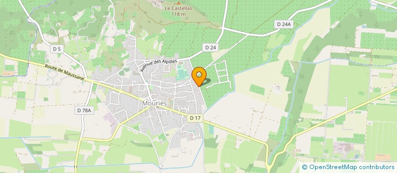 localisation de l'entreprise MONSIEUR HUBERT MARSILLE  MOURIES