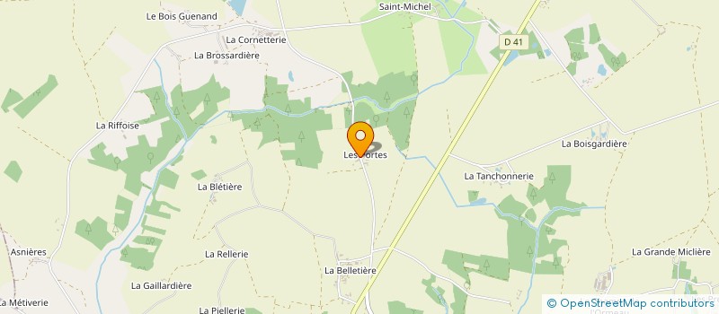 localisation de l'entreprise MONSIEUR HUBERT MARTIN à CHARNIZAY