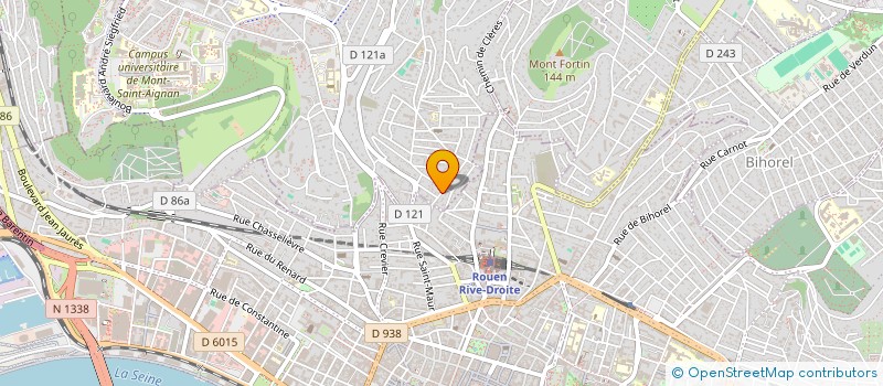 localisation de l'entreprise MONSIEUR HUBERT MARTIN  MONT-SAINT-AIGNAN