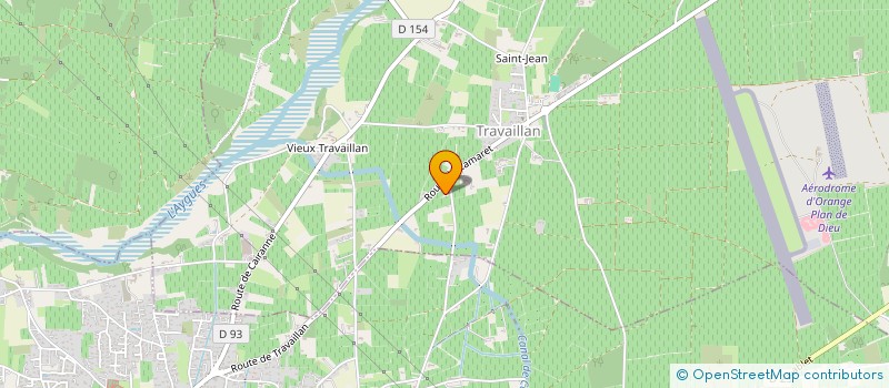 localisation de l'entreprise MONSIEUR HUBERT MARTINET  CAMARET-SUR-AIGUES